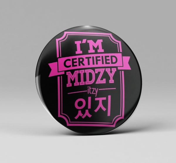 ITZY Certified MIDZY Fanart Badge - Kpop Store Pakistan