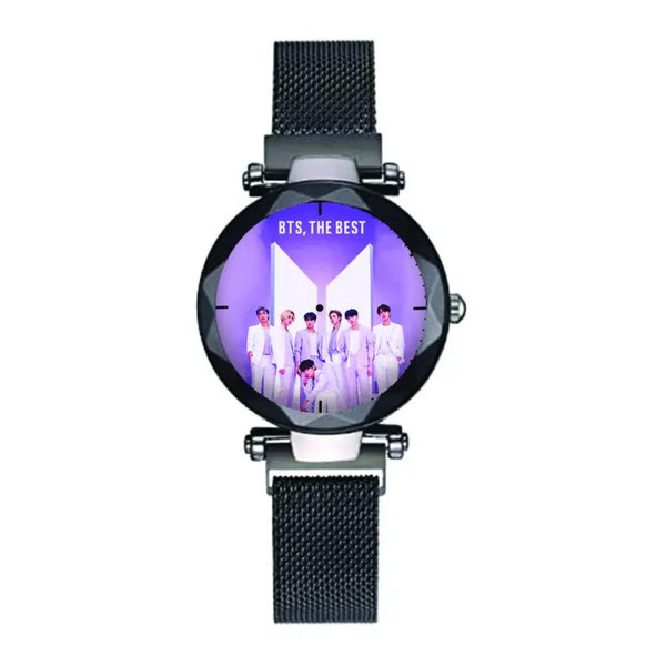 BTS Magnet Watch Cool Design Army Watch - Kpop Store Pakistan