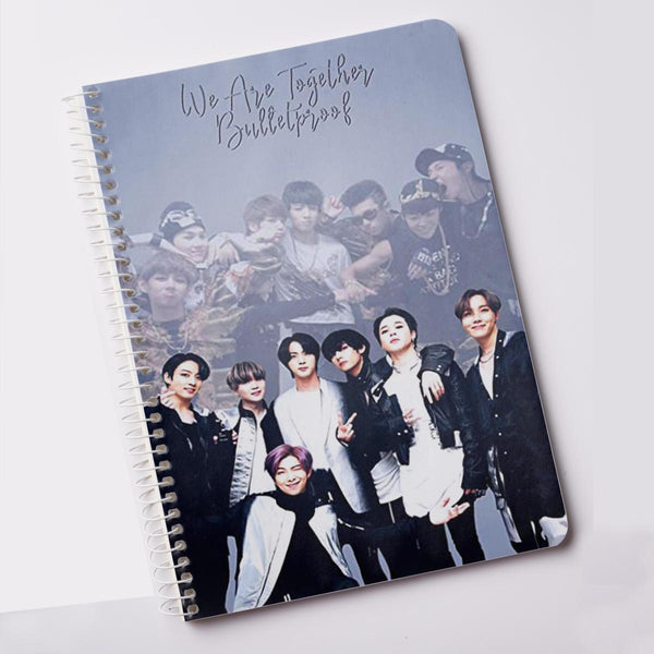 BTS Better Together Notebook Design Note pad Signature Printed (A5) - Kpop Store Pakistan