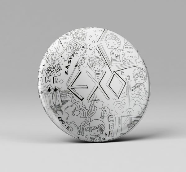 EXO Doodle Art Badge