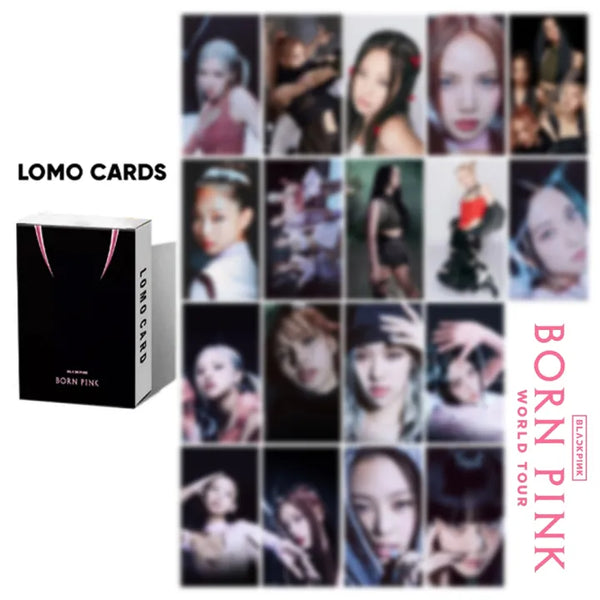 BLACKPINK Lomocards Born Pink Photocards for Fans (Pack of 18) - Kpop Store Pakistan