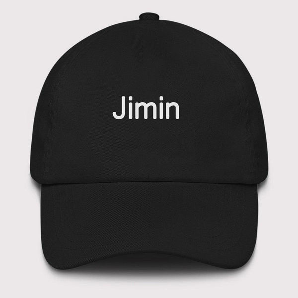 Jimin BTS Black Cool Cap Smart Design Black Cap with Adjustable Strap - Kpop Store Pakistan