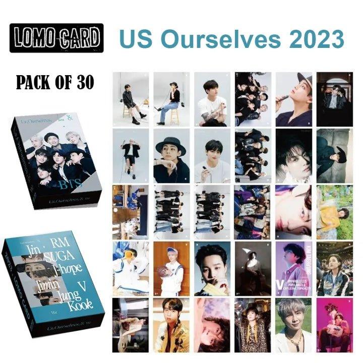 Us Ourselves Photocard BTS all member 2023 kpop lomocards (Pack of 30) - Kpop Store Pakistan