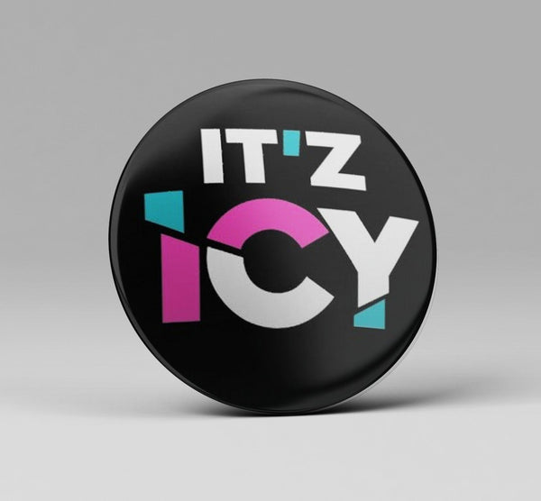 ITZY “IT’Z ICY” Logo Fanart Badge - Kpop Store Pakistan