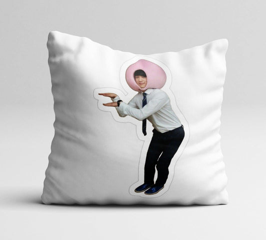 got7 jinyoung peach meme cushion