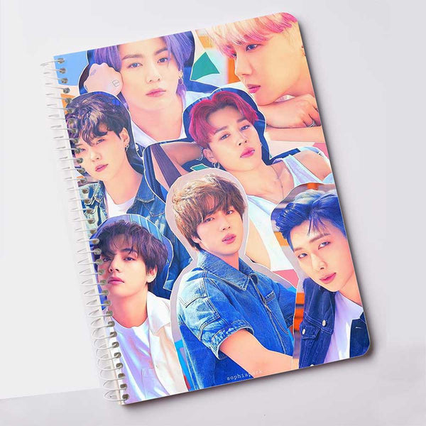 BTS Notebook for Army Kpop Members Printed Diary (A5) - Kpop Store Pakistan