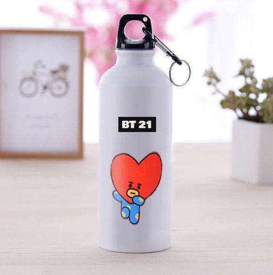 Bts Tata Bottle Kpop Fanart - Kpop Store Pakistan