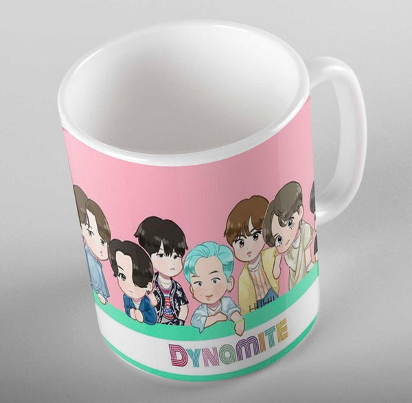 BTS Army Mug Cartoon  Cool Design  Ceramic Cup Premium Quality - Kpop Store Pakistan