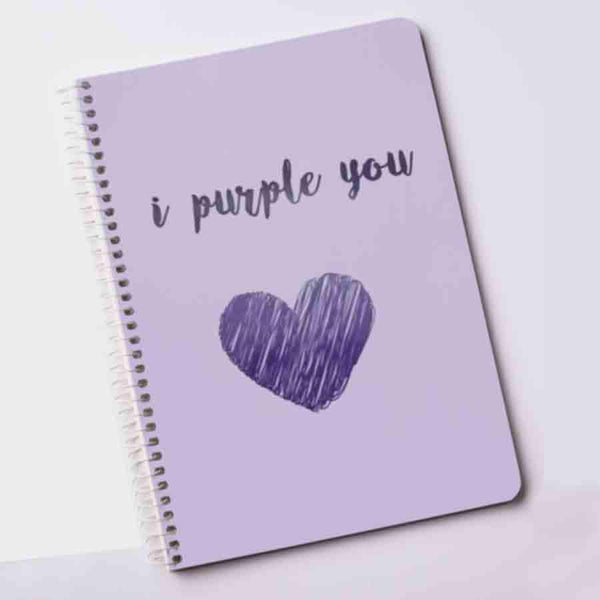 BTS Notebook I Purple U for Army Cute and Decent Kpop BT21 Printed (A5) - Kpop Store Pakistan