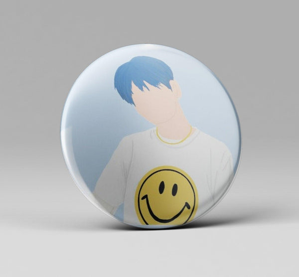 TXT “Blue Hour” SOOBIN Fanart Badge - Kpop Store Pakistan