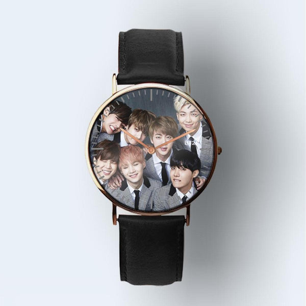 BTS Group Amazing Design Watch For Men & Women Wrist Watch - Kpop Store Pakistan
