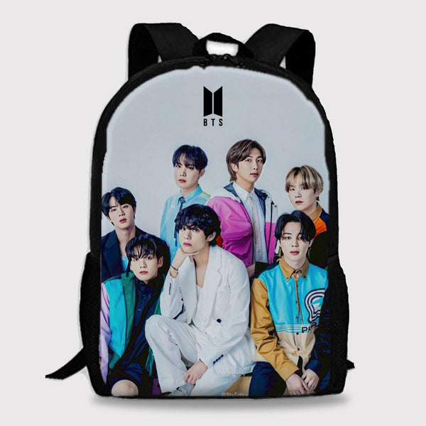 BTS Bag for Army Bangtan Boys Kpop Members BT21 Digital Printed Backpack