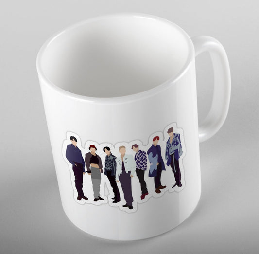 ATEEZ “FIREWORKS” Group Fanart Mug - Kpop Store Pakistan