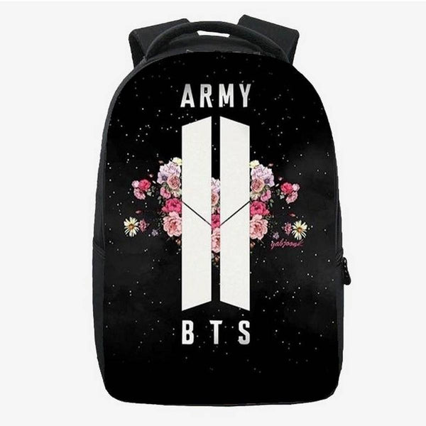 BTS Love Yourself Backpack with Laptop Partition Digital Printed Bag