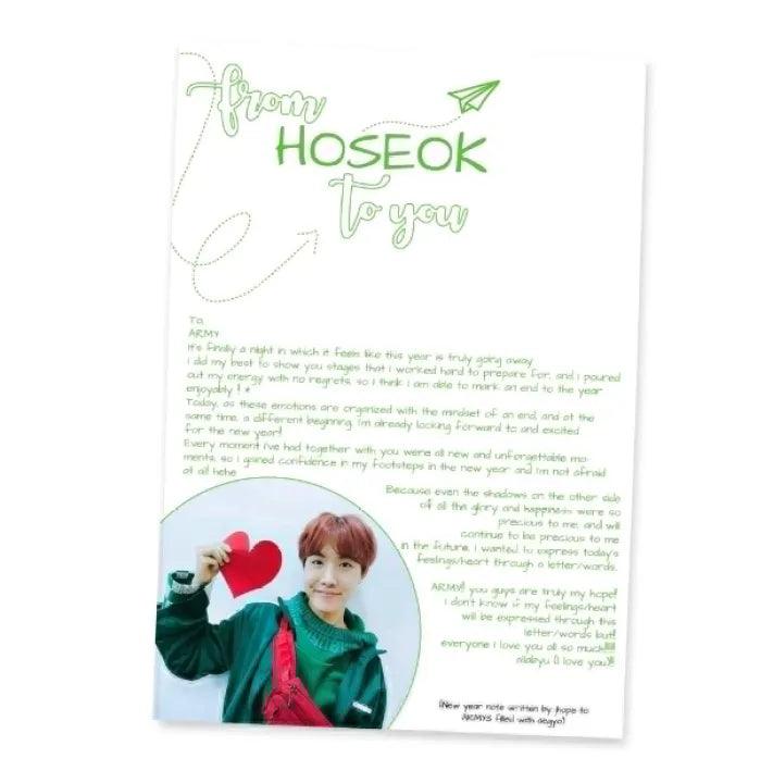 BTS Letter From Bias J-Hope Kpop - Kpop Store Pakistan