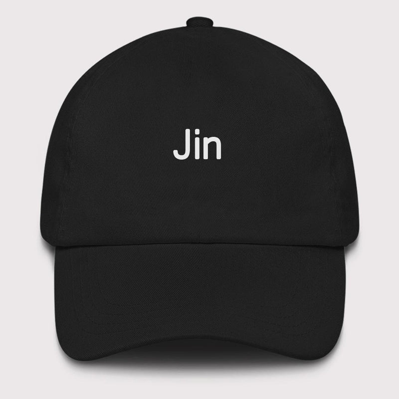 BTS Cap Bangtan Jin Black Cap with Premium Quality - Kpop Store Pakistan