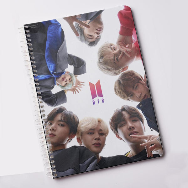 BTS Notebook for Army lovers Kpop Dual Side Printed (A5) - Kpop Store Pakistan