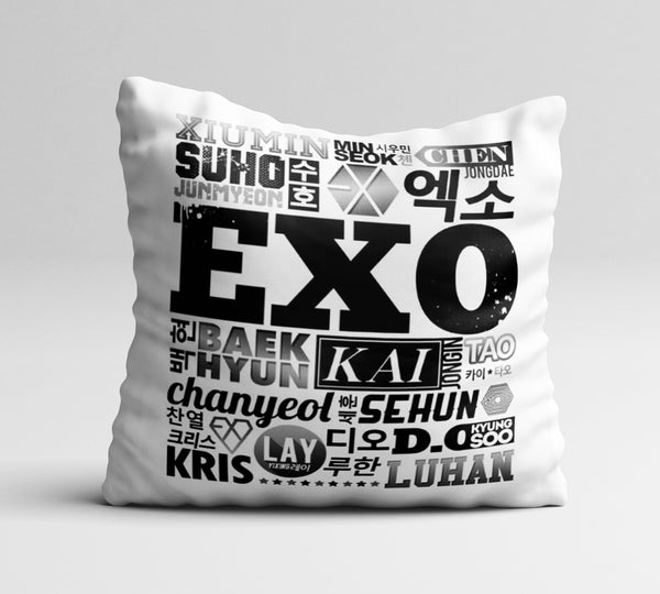 EXO Member Names Cushion