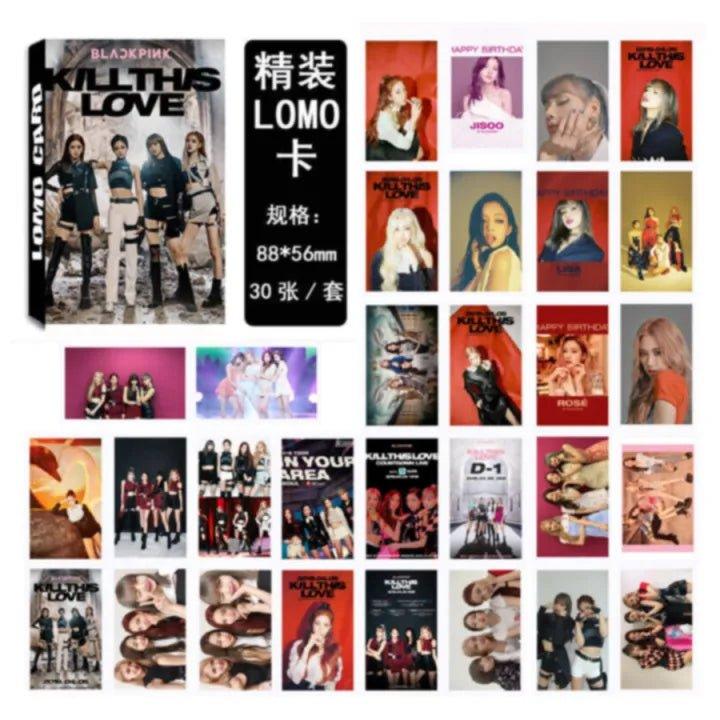 Blackpink Photo cards Kill This Love for KPOP Blink Army (Pack of 30) - Kpop Store Pakistan