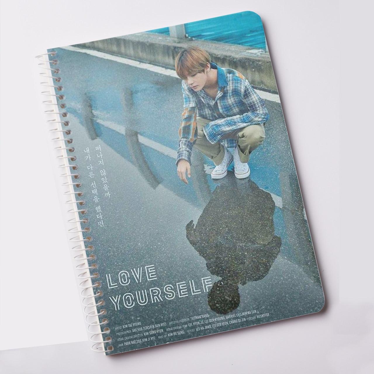 BTS Notebook Love Yourself Kim Taehyung for KPOP Fans (A5) - Kpop Store Pakistan