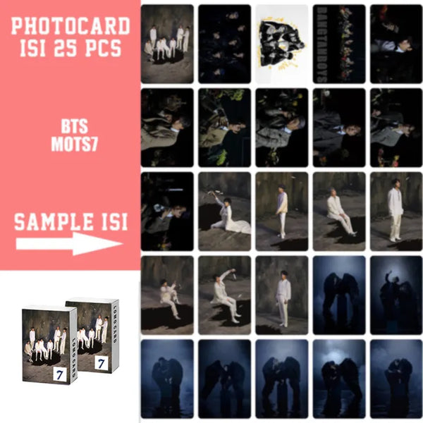 BTS Photocards for Army Map of Soul 7 Kpop lomocards (Pack of 25) - Kpop Store Pakistan