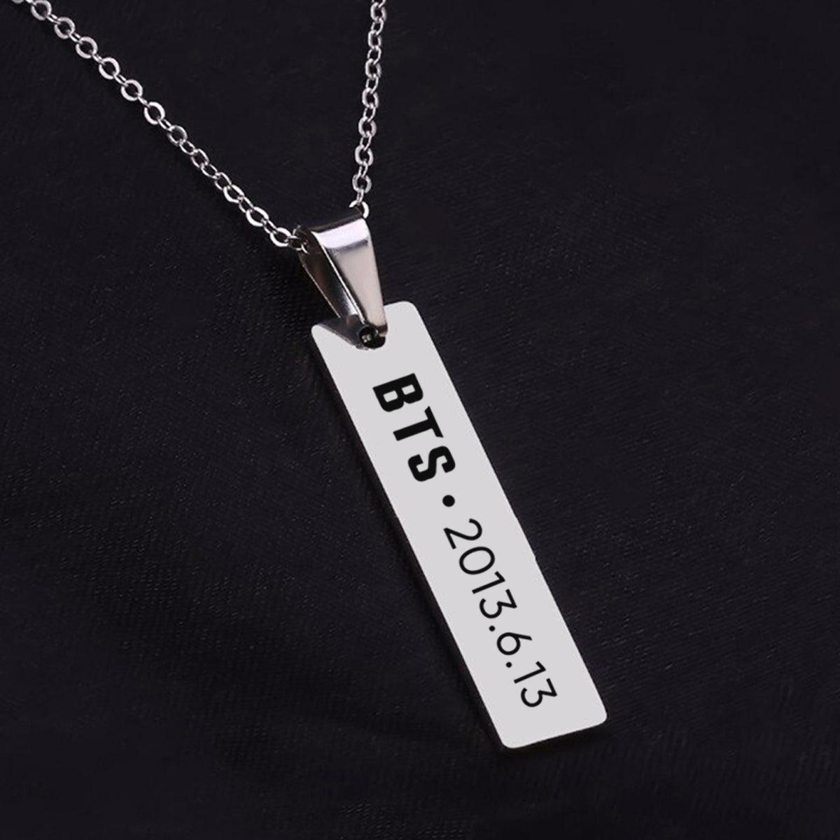 BTS Pendant for ARMY Kpop BT21 Necklace Fashion Jewelry - Kpop Store Pakistan