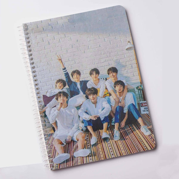 BTS Notebook Bangtan Boys Kpop BT21 Printed Notepad (A5) - Kpop Store Pakistan