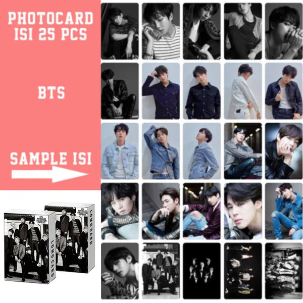 BTS Photocards for Army Kpop All member lomocards (Pack of 25) - Kpop Store Pakistan