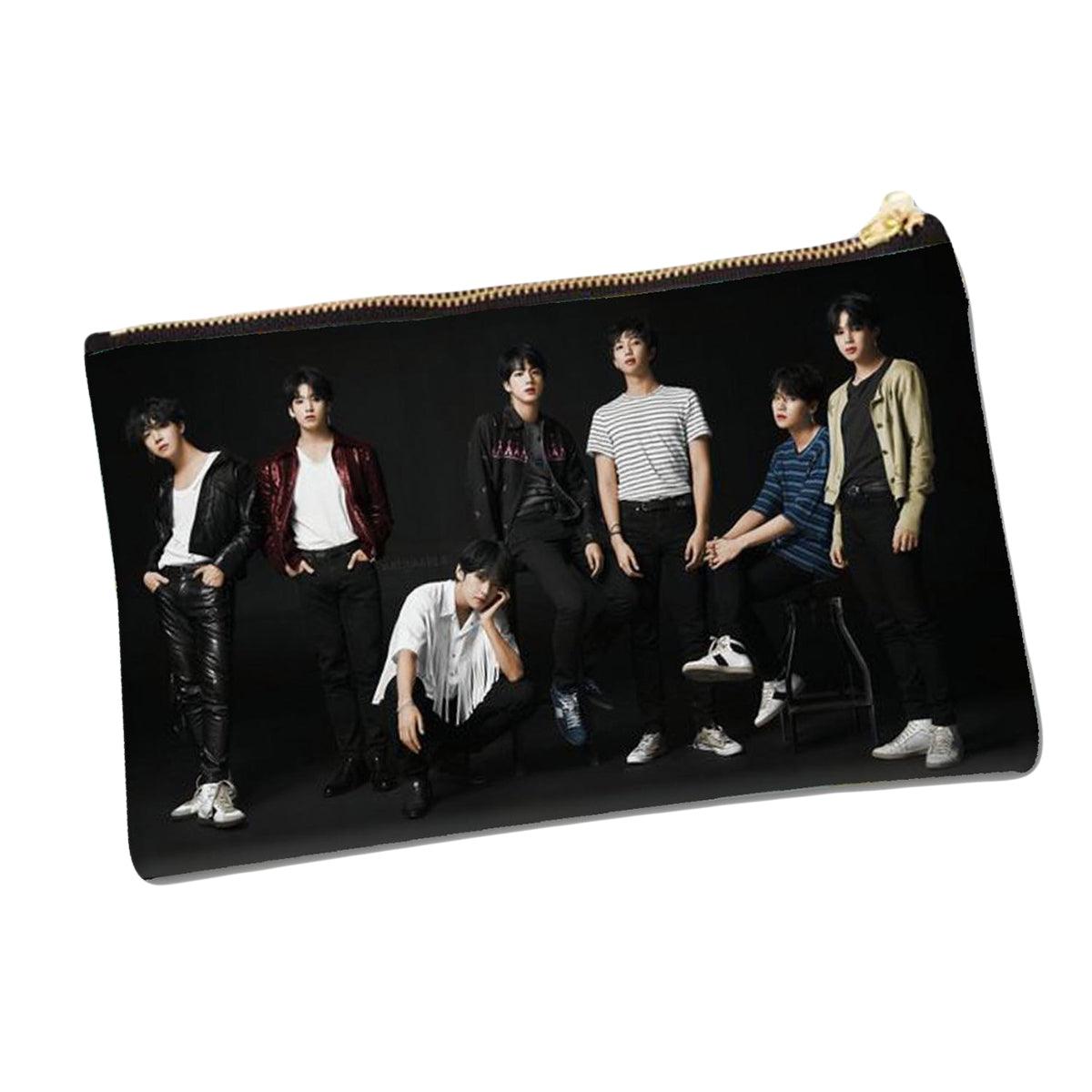 BTS Group Pencil Pouch for KPOP BTS ARMY - Kpop Store Pakistan