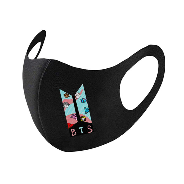 BTS Mask Anti Dust Protection for Army KPOP BT21 Korean Band - Kpop Store Pakistan