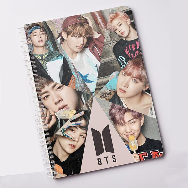 BTS Notebook for Army Members Photos Kpop Notepad BT21 (A5) - Kpop Store Pakistan