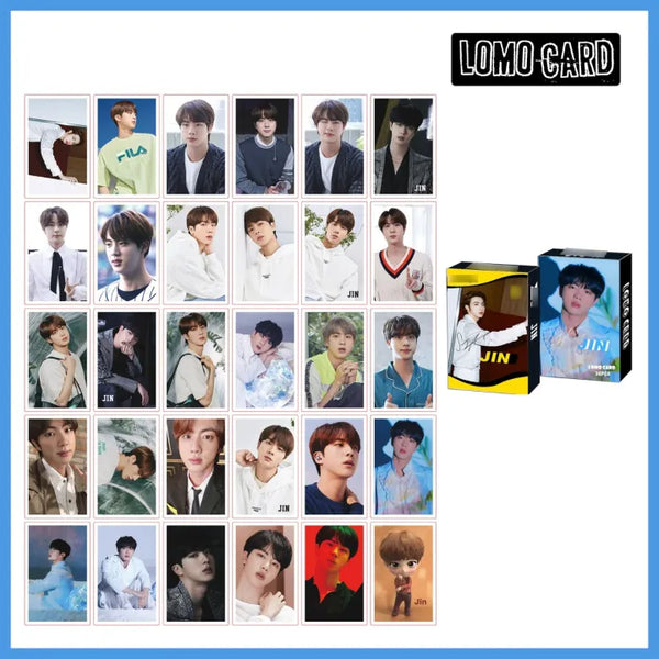 BTS Photo cards Kpop jin Album Korean Band Cards 30Pcs - Kpop Store Pakistan