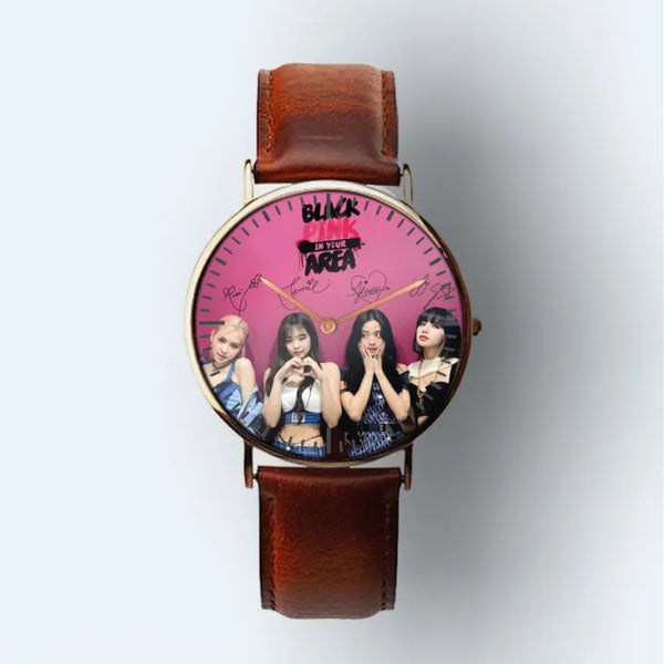 Blackpink Watch Cool Design for Fans Wrist Watch South Korean Girls Band - Kpop Store Pakistan