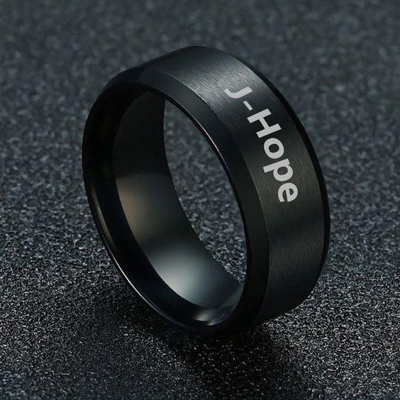 BTS Ring for ARMY Jhope Jewelry Men Women Bangtan Boys - Kpop Store Pakistan