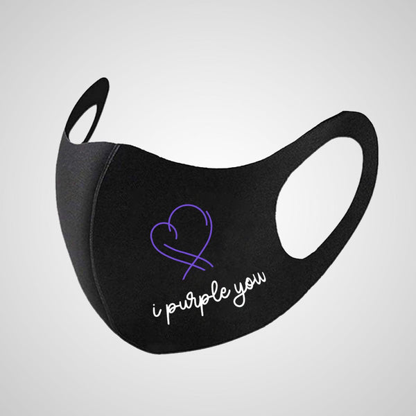 BTS Mask bts heart and i purple you style - Kpop Store Pakistan