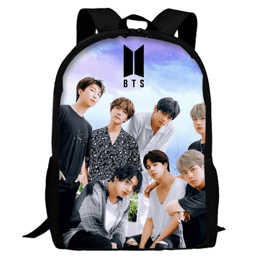 BTS Army Backpack With Laptop Partition Digital Printed Bag - Kpop Store Pakistan